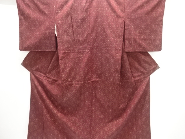 JAPANESE KIMONO / TSUMUGI / WOVEN ASANOHA